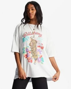 Billabong Easy Tiger Oversized T-Shirt SALT CRYSTAL (scs)