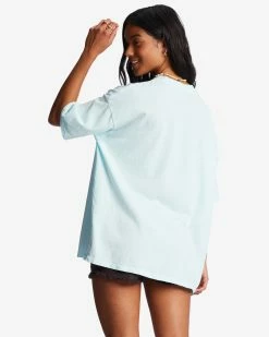 Billabong Daydream Away Oversized T-Shirt LIT SKIES (bek0) -billabong shop abjzt01028 billabongw bek0 bck1
