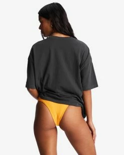 Billabong Dreamland Oversized T-Shirt OFF BLACK (ofb) -billabong shop abjzt01029 billabongw ofb bck1 1
