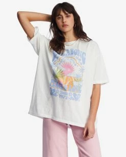 Billabong Peace And Love Oversized T-Shirt SALT CRYSTAL (scs) -billabong shop abjzt01031 billabongw scs frt1 1