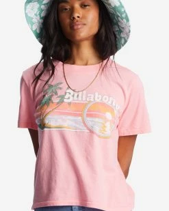 Billabong Aloha Forever T-Shirt PINK WINK (mfk0) -billabong shop abjzt01034 billabongw mfk0 dtl1