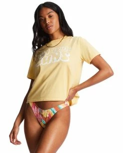 Billabong Sun Your Buns T-Shirt FRESH SQUEEZED (yzn0) -billabong shop abjzt01035 billabongw yzn0 frt1 1