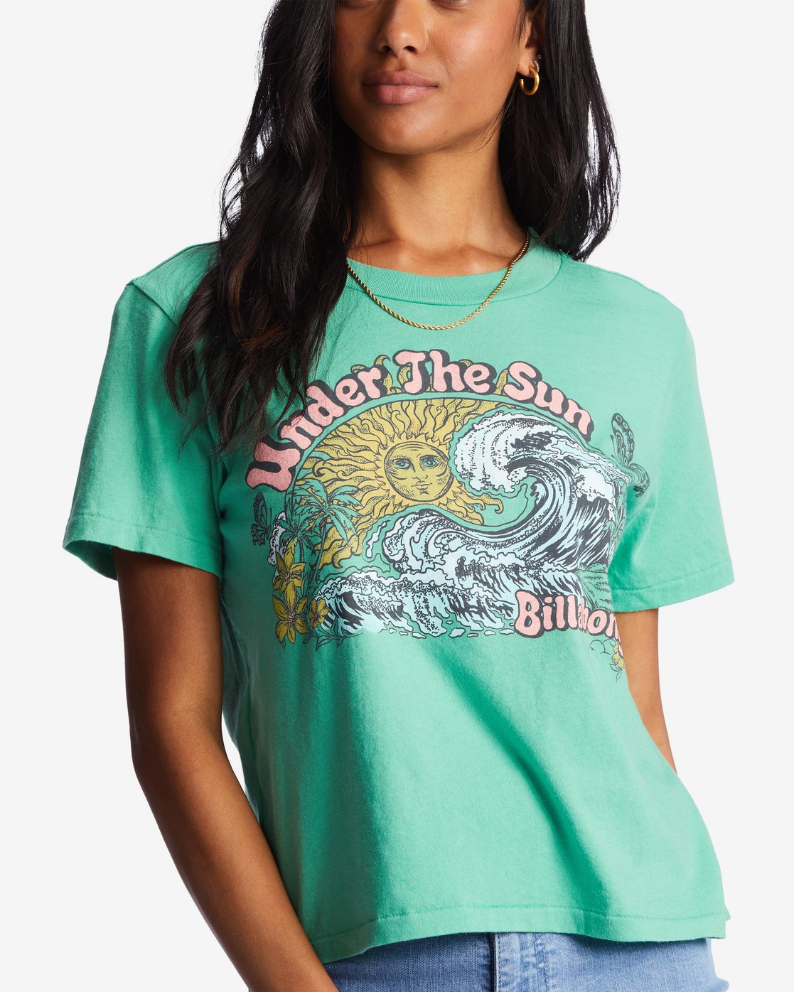 Billabong Choppy Waters T-Shirt SWEET GRASS (gkz0) 4 Billabong Choppy Waters T-Shirt SWEET GRASS (gkz0) - Image 4