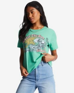 Billabong Choppy Waters T-Shirt SWEET GRASS (gkz0)