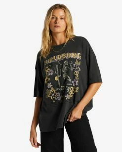 Billabong Deep Desert T-shirt OFF BLACK (ofb) -billabong shop abjzt01211 billabongw ofb frt1 1