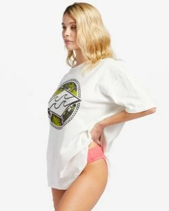 Billabong Kamea Monstera Diamond Oversized T-Shirt SALT CRYSTAL (scs) 11 Billabong Kamea Monstera Diamond Oversized T-Shirt SALT CRYSTAL (scs) -billabong shop abjzt01237 billabongw scs sd1 1