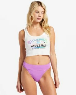 Billabong Pro Pipeline Cropped Tank Top SALT CRYSTAL (scs) 10 Billabong Pro Pipeline Cropped Tank Top SALT CRYSTAL (scs) -billabong shop abjzt01241 billabongw scs frt1 1
