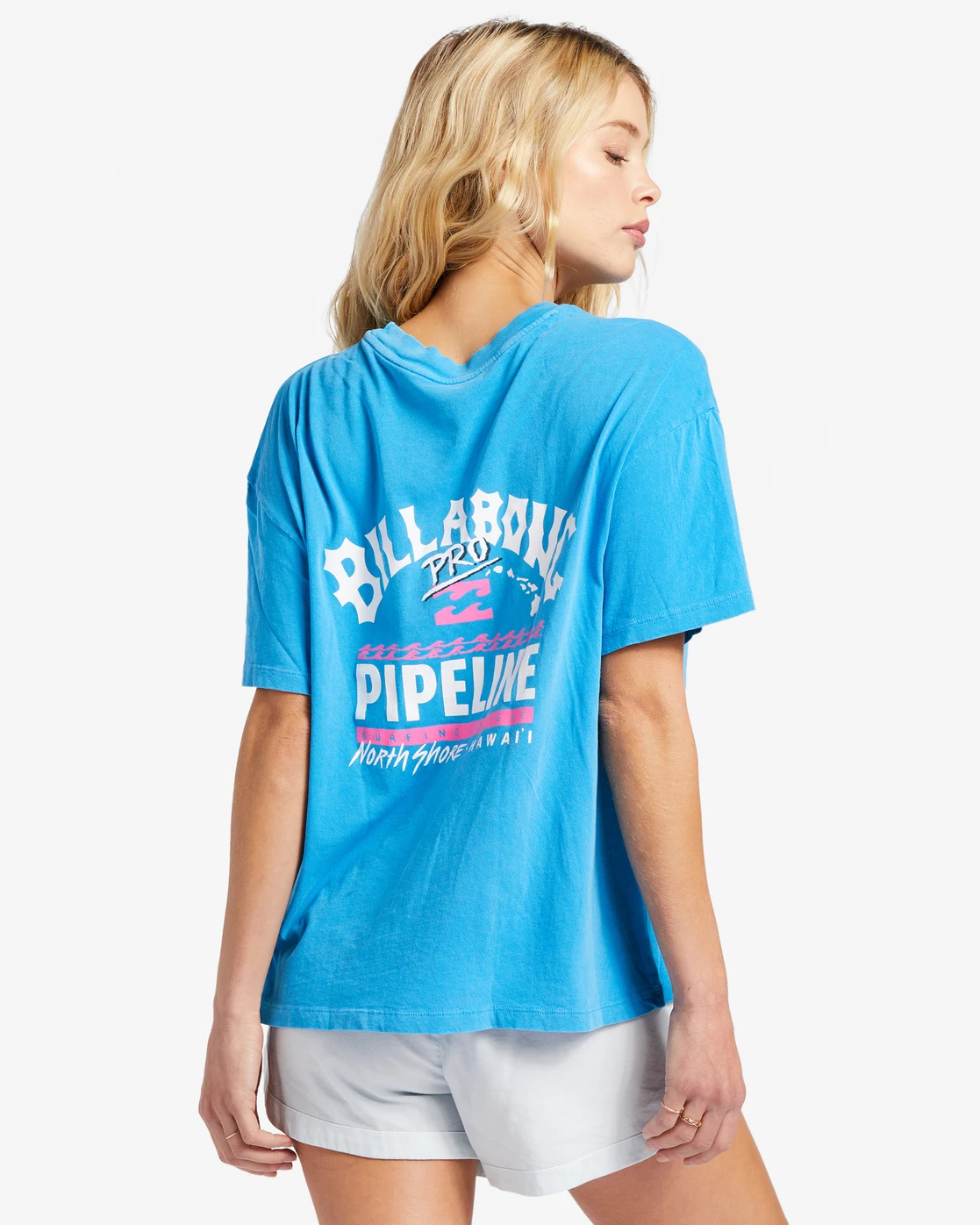 Billabong Pro Pipeline Oversized T-Shirt BLUE HAWAII (bmm0) 3 Billabong Pro Pipeline Oversized T-Shirt BLUE HAWAII (bmm0) - Image 3