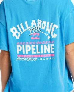Billabong Pro Pipeline Oversized T-Shirt BLUE HAWAII (bmm0) 9 Billabong Pro Pipeline Oversized T-Shirt BLUE HAWAII (bmm0) -billabong shop abjzt01244 billabongw bmm0 dtl1
