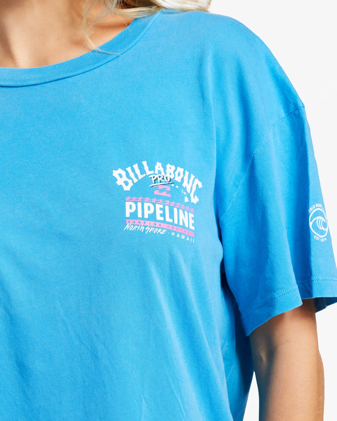 Billabong Pro Pipeline Oversized T-Shirt BLUE HAWAII (bmm0) 5 Billabong Pro Pipeline Oversized T-Shirt BLUE HAWAII (bmm0) - Image 5