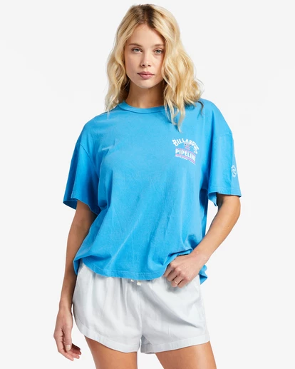 Billabong Pro Pipeline Oversized T-Shirt BLUE HAWAII (bmm0) 6 Billabong Pro Pipeline Oversized T-Shirt BLUE HAWAII (bmm0) - Image 6