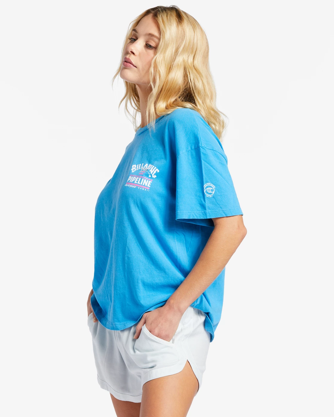 Billabong Pro Pipeline Oversized T-Shirt BLUE HAWAII (bmm0) 2 Billabong Pro Pipeline Oversized T-Shirt BLUE HAWAII (bmm0) - Image 2