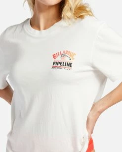Billabong Pro Pipeline Floral Oversized T-Shirt SALT CRYSTAL (scs) -billabong shop abjzt01245 billabongw scs dtl1