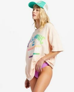 Billabong Pro Pipeline Oversized T-Shirt WASHED PEACH (mdr0) -billabong shop abjzt01246 billabongw mdr0 sd1 1