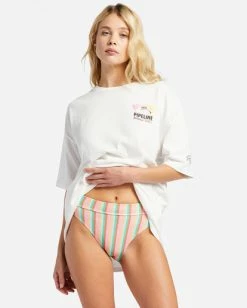 Billabong Pro Pipeline Poster Oversized T-Shirt SALT CRYSTAL (scs) -billabong shop abjzt01247 billabongw scs frt1 1