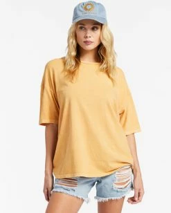 Billabong Essentials True Boy T-Shirt GOLD DUST (gdd) -billabong shop abjzt01381 billabongw gdd frt1 1