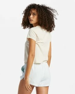 Billabong Road Trippin Elastic Waist Shorts LIGHT CHAMBRAY (bfw0) -billabong shop j202eroa billabongw bfw0 bck1 2