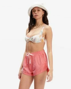Billabong Road Trippin Elastic Waist Shorts PINK SUNSET (mfz0) -billabong shop j202eroa billabongw mfz0 sd1 1
