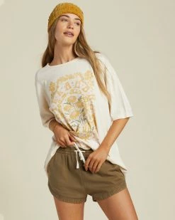 Billabong Road Trippin Elastic Waist Shorts SAGE (sag)