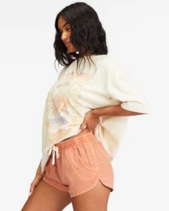Billabong Road Trippin Elastic Waist Shorts TERRACOTTA (tca) -billabong shop j202eroa billabongw tca sd1 1