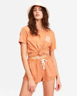 Billabong Road Trippin Elastic Waist Shorts TOFFEE (tof)