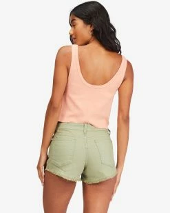 Billabong Buttoned Up Denim Shorts ARMY (arm) 8 Billabong Buttoned Up Denim Shorts ARMY (arm) -billabong shop j204gbut billabongw arm bck1