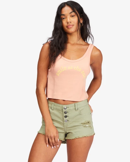 Billabong Buttoned Up Denim Shorts ARMY (arm) 4 Billabong Buttoned Up Denim Shorts ARMY (arm) - Image 4