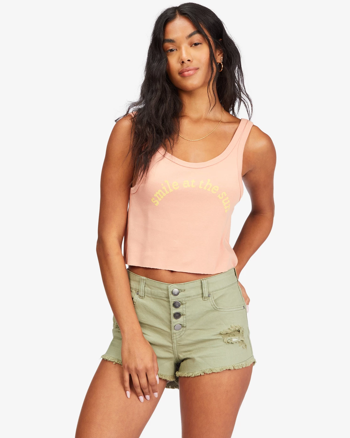 Billabong Buttoned Up Denim Shorts ARMY (arm) 1 Billabong Buttoned Up Denim Shorts ARMY (arm)