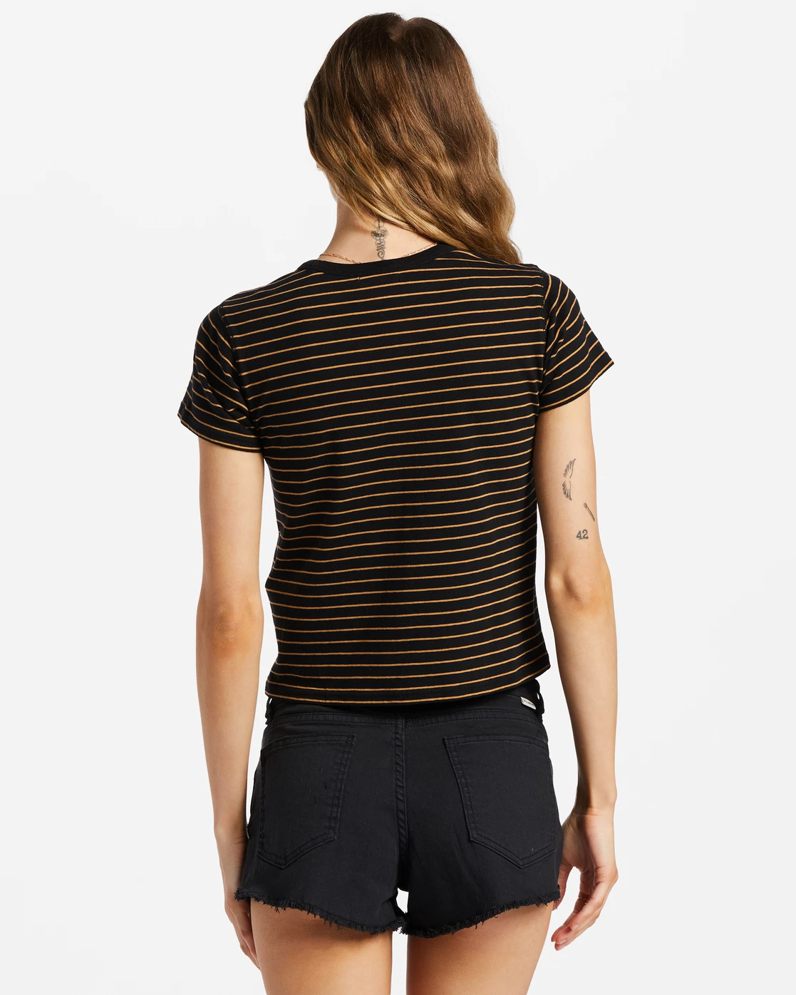 Billabong Buttoned Up Denim Shorts BLACK 3 Billabong Buttoned Up Denim Shorts BLACK - Image 3