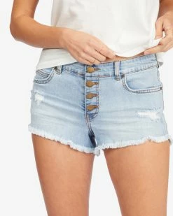 Billabong Buttoned Up Denim Shorts INDIGO RINSE 1 (btkw) 9 Billabong Buttoned Up Denim Shorts INDIGO RINSE 1 (btkw) -billabong shop j204gbut billabongw btkw dtl1