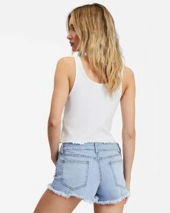 Billabong Buttoned Up Denim Shorts INDIGO RINSE (igr) 8 Billabong Buttoned Up Denim Shorts INDIGO RINSE (igr) -billabong shop j204gbut billabongw igr bck1