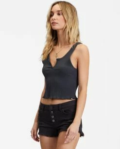 Billabong Buttoned Up Denim Shorts OFF BLACK (ofb) 11 Billabong Buttoned Up Denim Shorts OFF BLACK (ofb) -billabong shop j204gbut billabongw ofb sd1 1