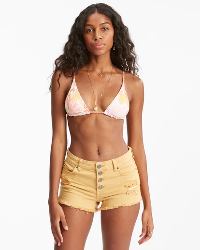 Billabong Buttoned Up Denim Shorts SUNSET GOLD (ylm0) 5 Billabong Buttoned Up Denim Shorts SUNSET GOLD (ylm0) - Image 5