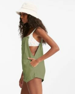 Billabong Wild Pursuit Romper AVOCADO (avo) -billabong shop j204tbwi billabongw avo sd2 2