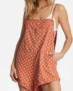 Billabong Wild Pursuit Romper BRICK (brk) 9 Billabong Wild Pursuit Romper BRICK (brk) -billabong shop j204tbwi billabongw brk dtl1 3