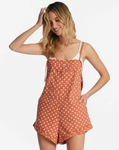Billabong Wild Pursuit Romper BRICK (brk)