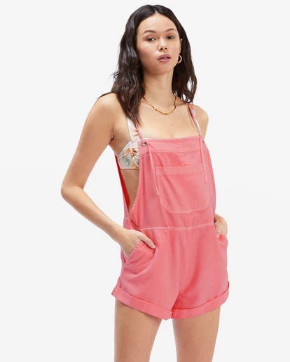 Billabong Wild Pursuit Romper PINK SUNSET (mfz0) 6 Billabong Wild Pursuit Romper PINK SUNSET (mfz0) - Image 6