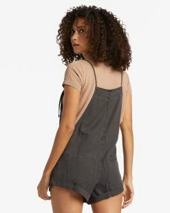 Billabong Wild Pursuit Romper OFF BLACK (ofb) -billabong shop j204tbwi billabongw ofb bck1