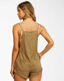 Billabong Wild Pursuit Romper SAGE (sag) -billabong shop j204tbwi billabongw sag bck1 4