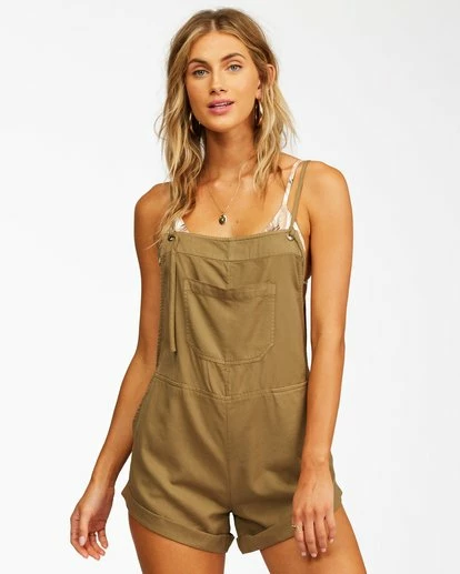 Billabong Wild Pursuit Romper SAGE (sag) 4 Billabong Wild Pursuit Romper SAGE (sag) - Image 4