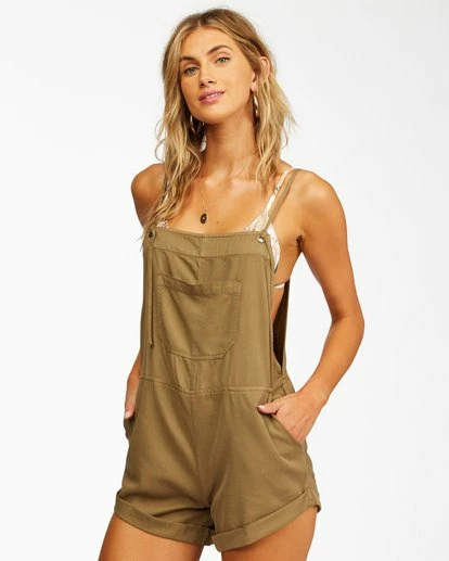 Billabong Wild Pursuit Romper SAGE (sag) 5 Billabong Wild Pursuit Romper SAGE (sag) - Image 5