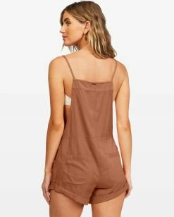 Billabong Wild Pursuit Romper SUNBURNT (urt) -billabong shop j204tbwi billabongw urt bck1 3