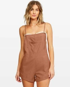 Billabong Wild Pursuit Romper SUNBURNT (urt) -billabong shop j204tbwi billabongw urt frt1 3
