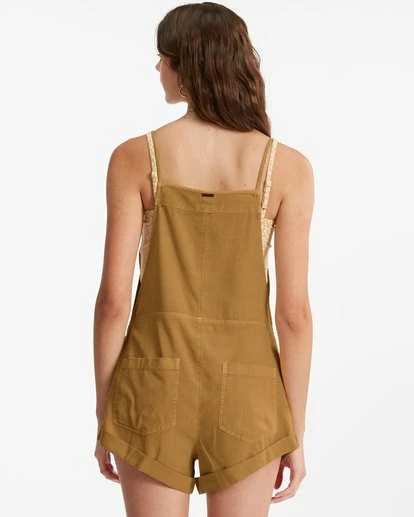 Billabong Wild Pursuit Romper SUNSET GOLD (ylm0) 6 Billabong Wild Pursuit Romper SUNSET GOLD (ylm0) - Image 6