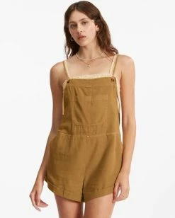 Billabong Wild Pursuit Romper SUNSET GOLD (ylm0) 9 Billabong Wild Pursuit Romper SUNSET GOLD (ylm0) -billabong shop j204tbwi billabongw ylm0 frt1 7