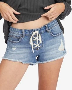 Billabong Lite Hearted Denim Shorts BEACH BLUE 1 (bpzw) 9 Billabong Lite Hearted Denim Shorts BEACH BLUE 1 (bpzw) -billabong shop j226jlit billabongw bpzw dtl1