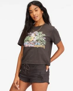 Billabong Lite Hearted Denim Shorts OFF BLACK 1 (ob1) -billabong shop j226jlit billabongw ob1 sd1 1