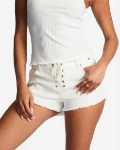 Billabong Lite Hearted Denim Shorts SALT CRYSTAL (scs) -billabong shop j226jlit billabongw scs dtl1