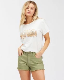 Billabong Drift Away Frayed Shorts AVOCADO (avo) 9 Billabong Drift Away Frayed Shorts AVOCADO (avo) -billabong shop j250ubdr billabongw avo frt1 1