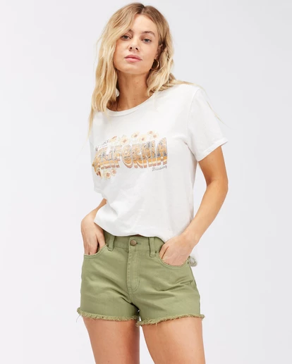 Billabong Drift Away Frayed Shorts AVOCADO (avo) 4 Billabong Drift Away Frayed Shorts AVOCADO (avo) - Image 4